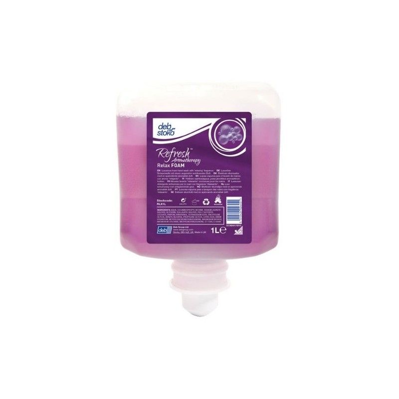 ESPUMA MANOS DEB REFRESH RELAX 1L 6...