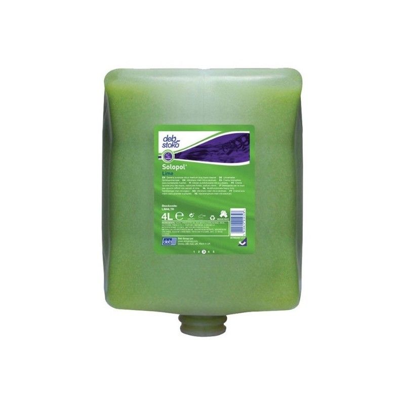 LIMPIADOR MANOS DEB SOLOPOL LIME 4L 4...