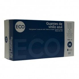 GUANTE VINILO ECO AZUL SIN...