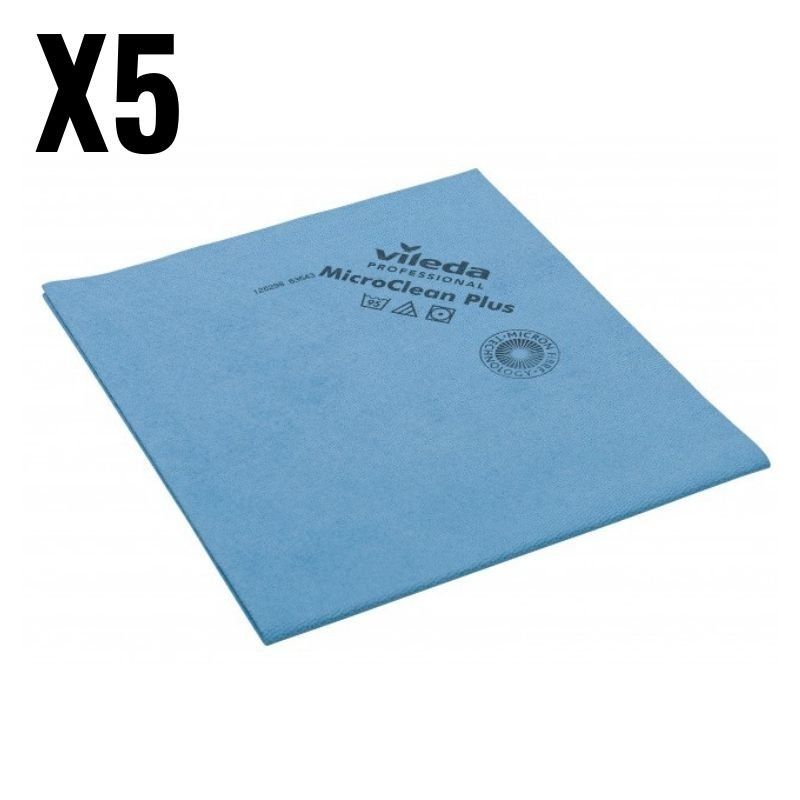 BAYETA VILEDA MICROCLEAN PLUS AZUL(5u.)