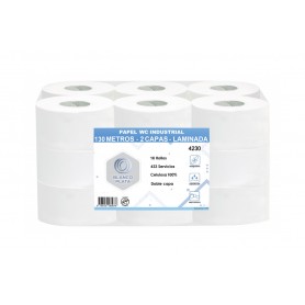 PAPEL WC INDUSTRIAL 130M 2...