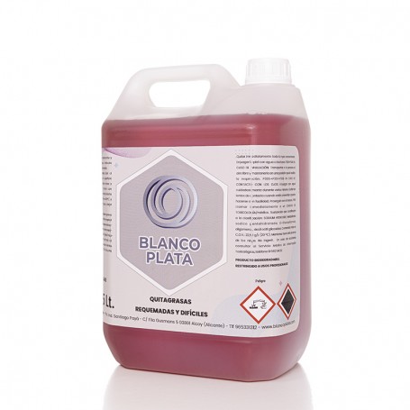 QUITAGRASAS REQUEMADAS Y DIFICILES BLANCOPLATA 5L