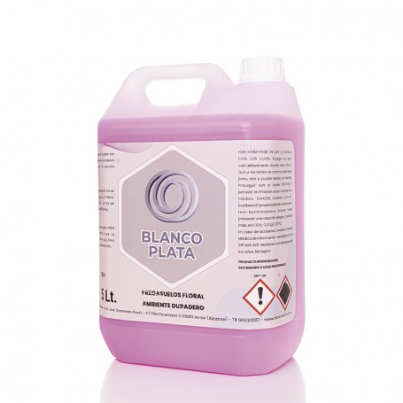 FREGASUELOS  FLORAL AMBIENTE DURADERO BLANCOPLATA 5L