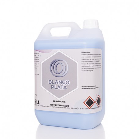 SUAVIZANTE TEXTIL PERFUME SUAVE BLANCOPLATA 5L