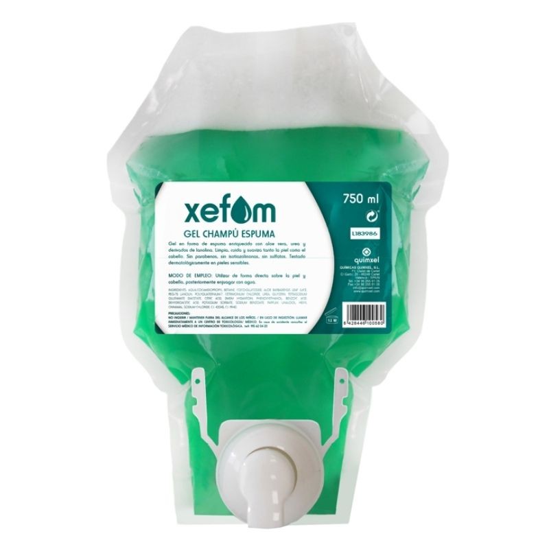 RECAMBIO GEL Y CHAMPÚ EN ESPUMA 750ML...