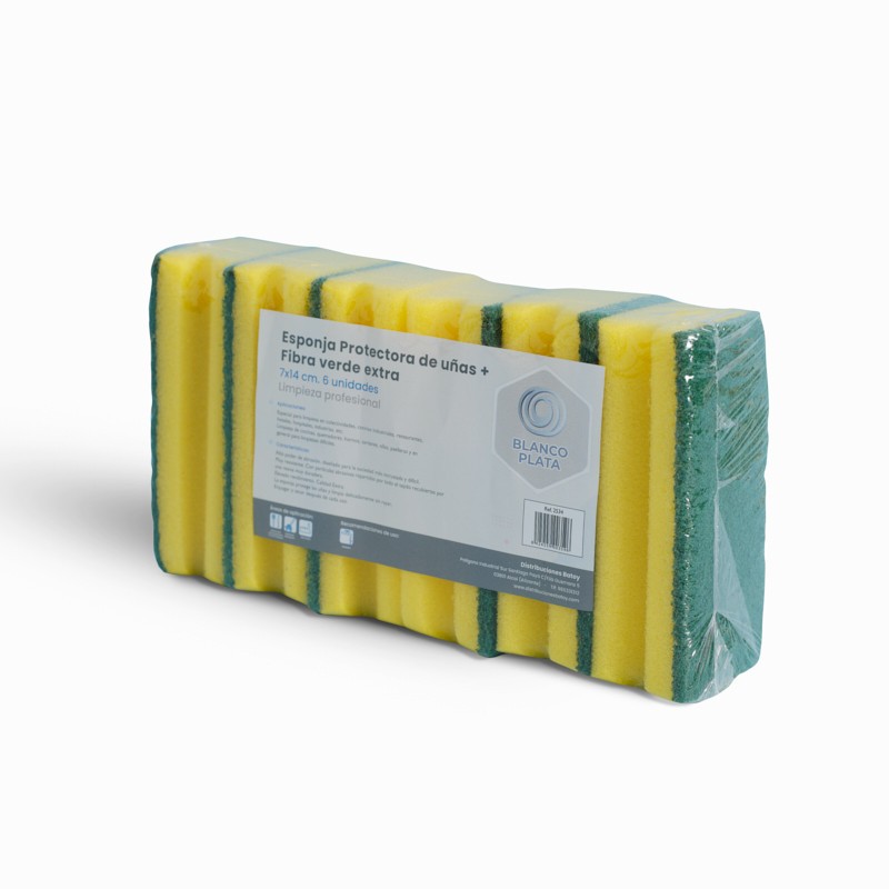 ESPONJA PROTECTORA UÑAS+FIBRA VERDE...
