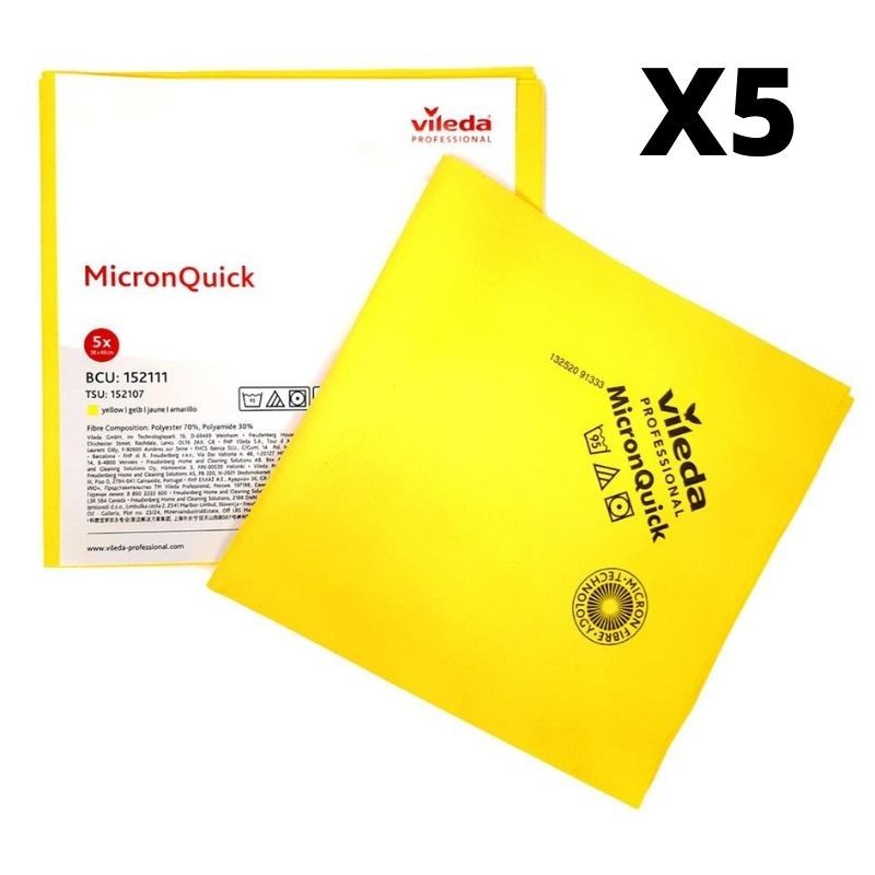 BAYETA VILEDA MICRONQUICK AMARILLA 5...