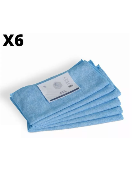 PACK 18 BAYETAS BLANCOPLATA AZULES