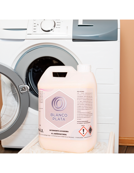 DETERGENTE LAVADORA LÍQUIDO ZENOX HOSTELERÍA AL JABÓN NATURAL 5 LITROS