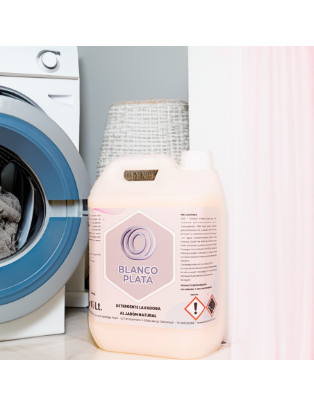 DETERGENTE LAVADORA LÍQUIDO ZENOX HOSTELERÍA AL JABÓN NATURAL 5 LITROS