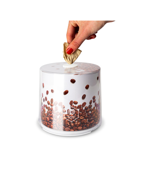 Caja para pañuelos y servilletas Blancoplata Softnap 10 diseños intercambiables incluye recambio con 400 servilletas ecológicas