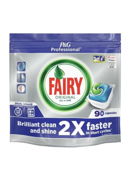 PASTILLAS LAVAVAJILLAS FAIRY PROFESIONAL 90 UNIDADES