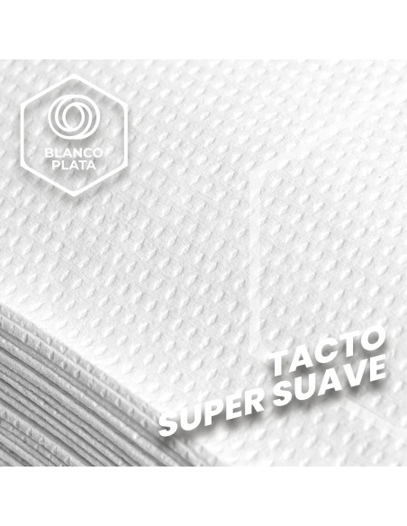 TOALLA V INTERFOLIADA 2 CAPAS PASTA PURA BLANCOPLATA 3000 UNIDADES