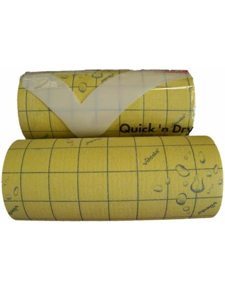 BAYETA VILEDA SECAPLUS ROLLO 10M AMARILLO