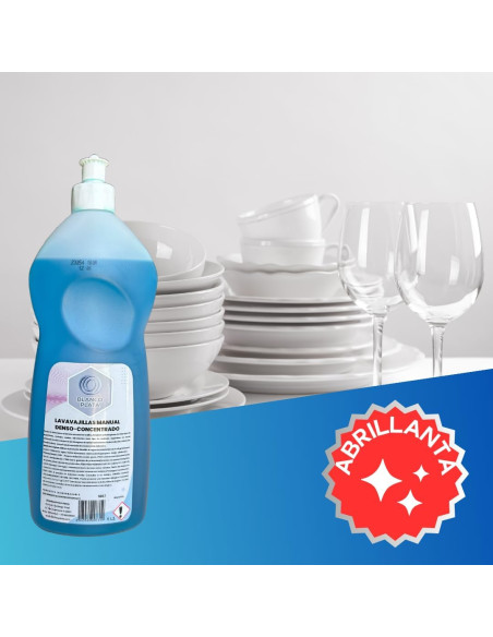 LAVAVAJILLAS MANUAL DENSO-CONCENTRADO BLANCOPLATA 1L 1 UNIDAD