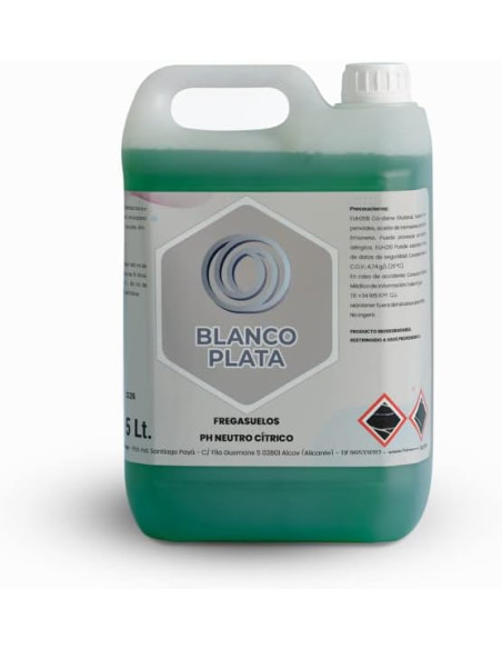 FREGASUELOS PH NEUTRO CÍTRICO BLANCOPLATA 5L