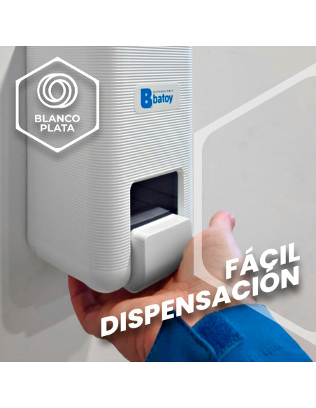 DOSIFICADOR DE JABÓN  BLANCO 900ML DISTRIBUCIONES BATOY