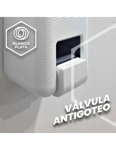 DOSIFICADOR DE JABÓN ECO LUXE BLANCO 1L