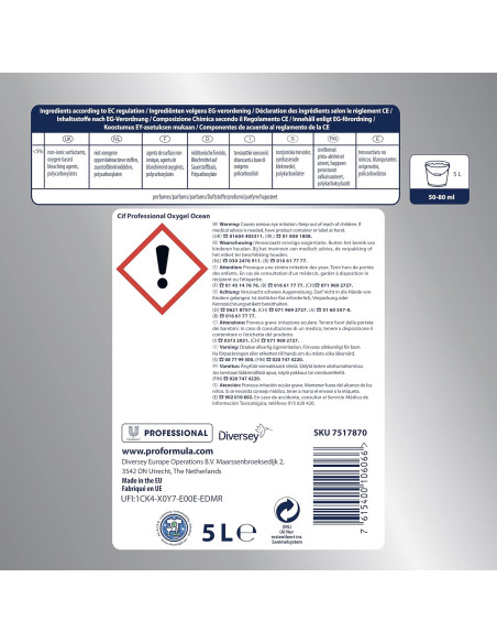 CIF PROFESIONAL OXY-GEL OCEAN 5L