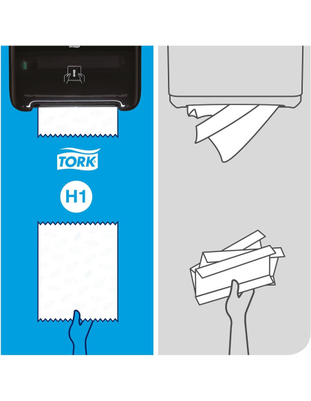 TOALLA DE MANO EN ROLLO TORK MATIC PLUS 2 CAPAS 6 UNIDADES