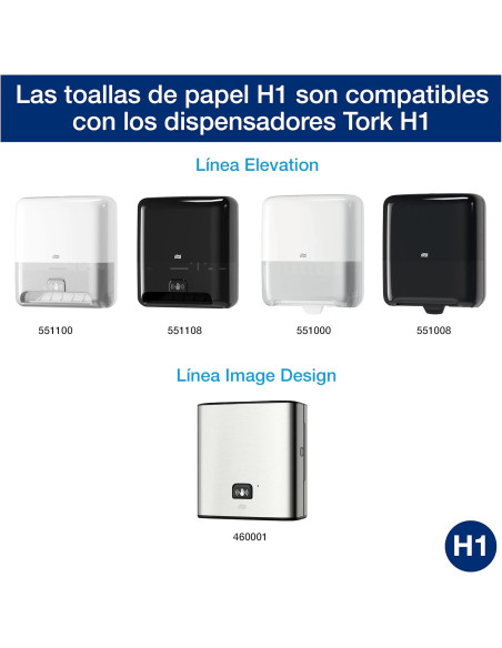 TOALLA ROLLO BLANCO 1 CAPA TORK MATIC UNIVERSAL 6 UNIDADES