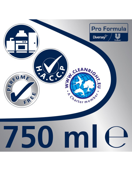 LIMPIADOR DE ACERO INOXIDABLE Y CRISTALES CIF PROFESIONAL 0,75 LITROS