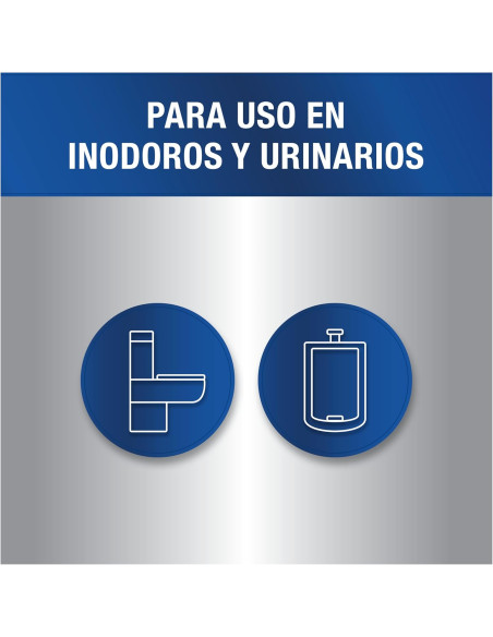 Viakal Professional, Limpiador para inodoros, 9L (12 x 750ml), eliminacion y prevencion de cal