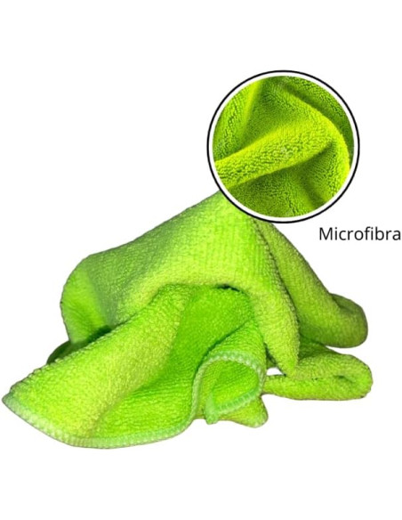 BAYETA MICROFIBRA MULTICOLOR 40X30 BLANCOPLATA 30U