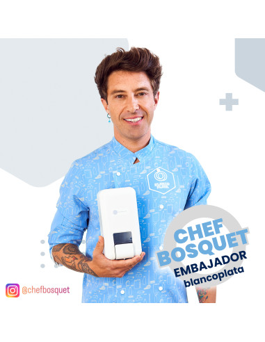 DOSIFICADOR DE JABÓN  BLANCO 900ML...